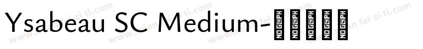 Ysabeau SC Medium字体转换